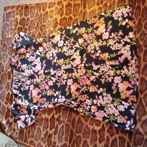 Bright floral dress, M - Picture 4 of 8